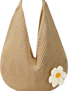 Summer Beach Tote Bag Purse Knit Bag Handbag Shoulder Bag NEW